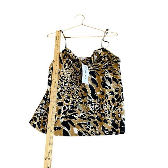 Topshop leopard dressy tank size 6 new with tag - Picture 5 of 5